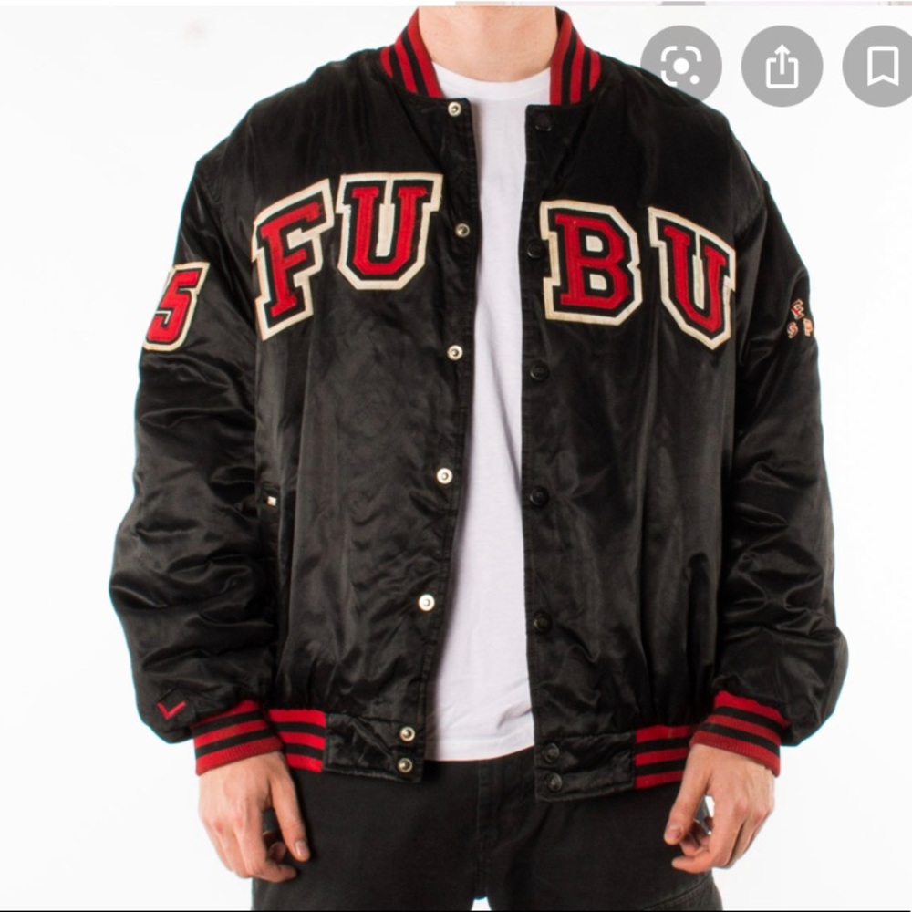 FUBU sports bomber jacket vintage